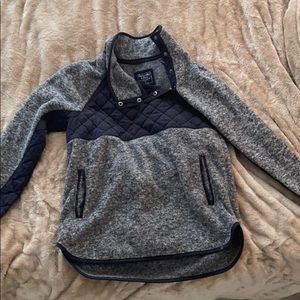 A&F Grey and Black Fleece, great condition